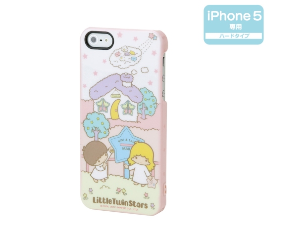Little Twin Stars Kiki Lala iPhone 5 Cover Case Hard Type House SANRIO JAPAN for Sale - 01